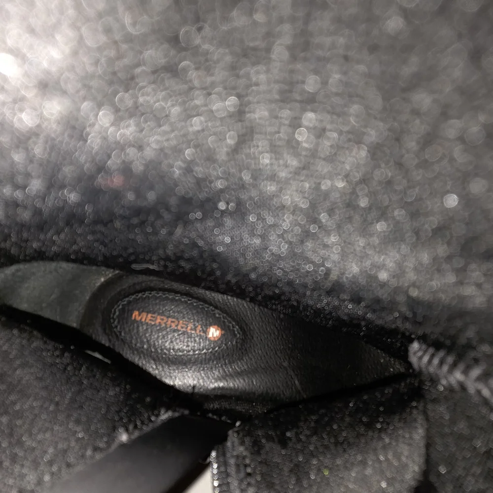 MERRELL'S Women's Black Leather Boots - Picture 10 of 11